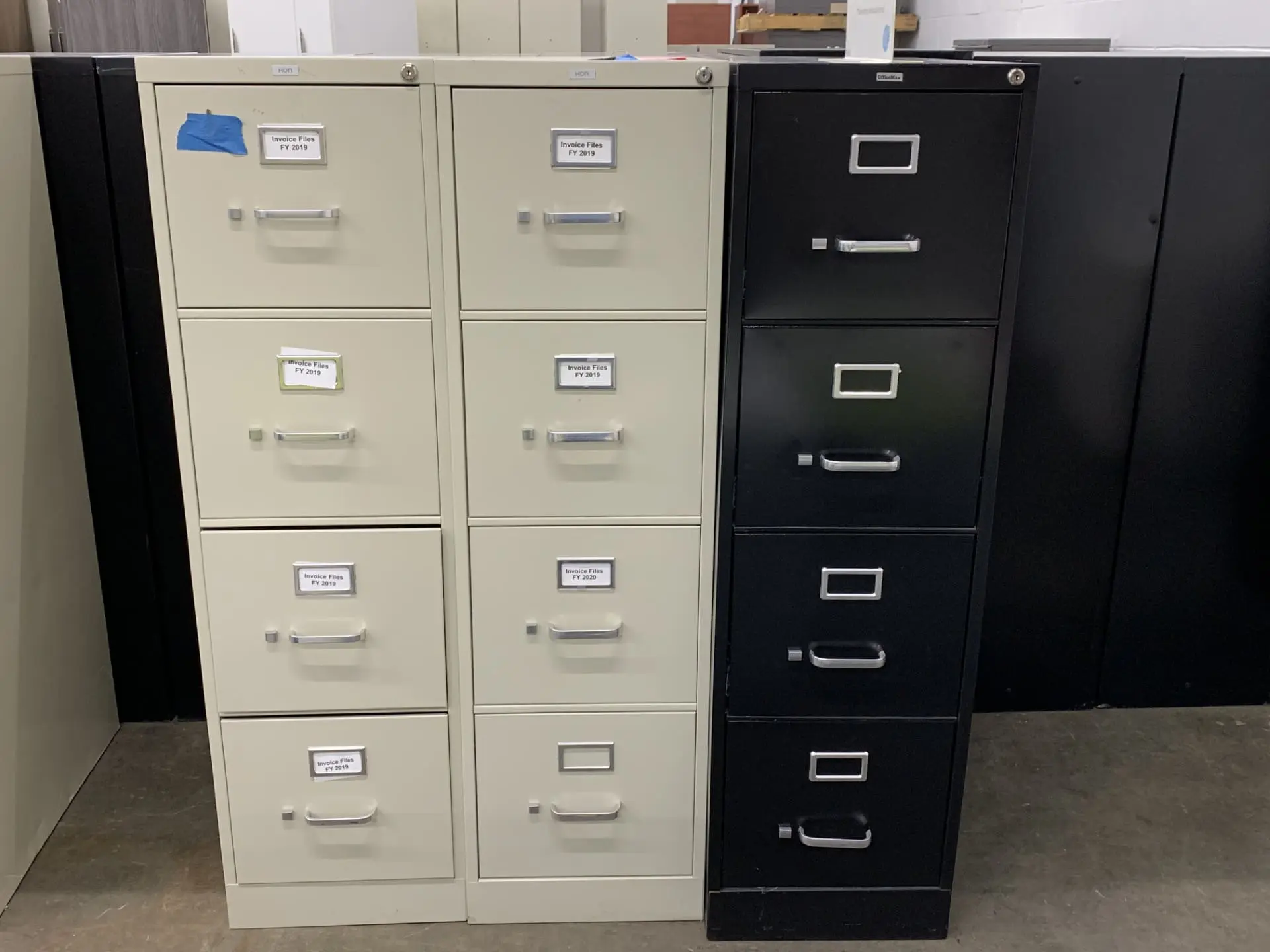 $149.99-$169.99 – Assorted 4 Drawer File Cabinets Image