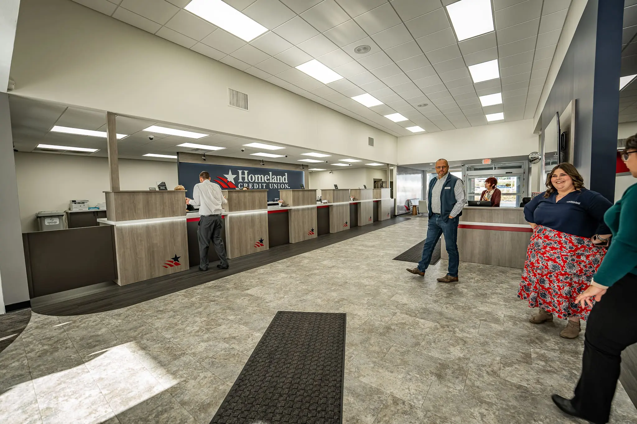 Open Bank Lobby