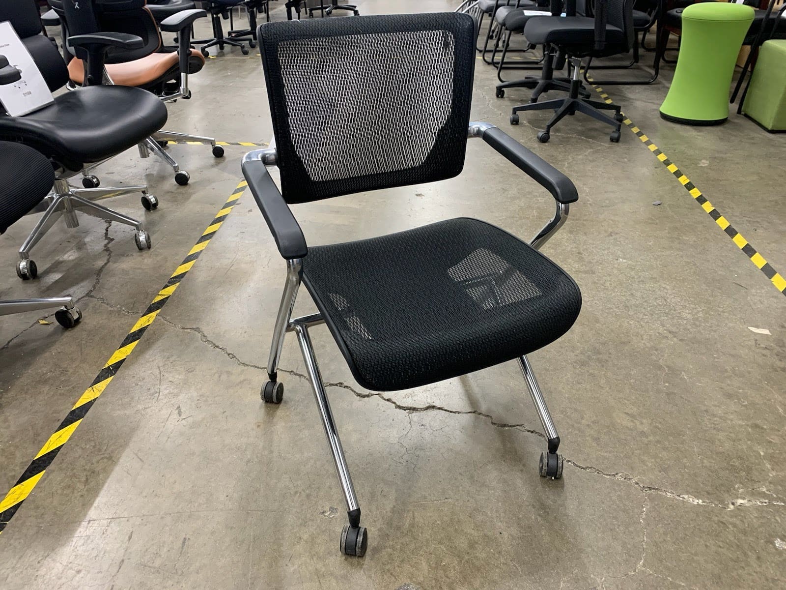 Black X-Stack Chair Image