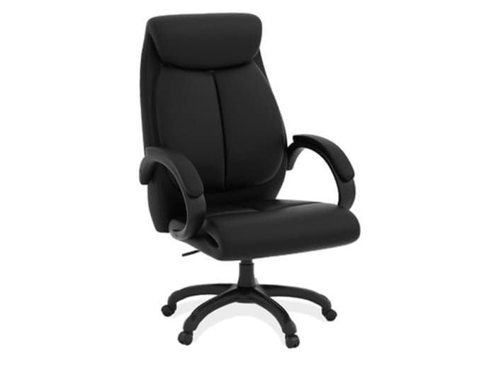 Black AM Vinyl Executive High Back Chair Image
