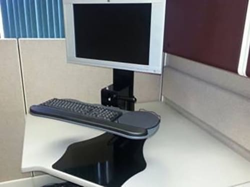 Desktop Sit/Stand Monitor Image