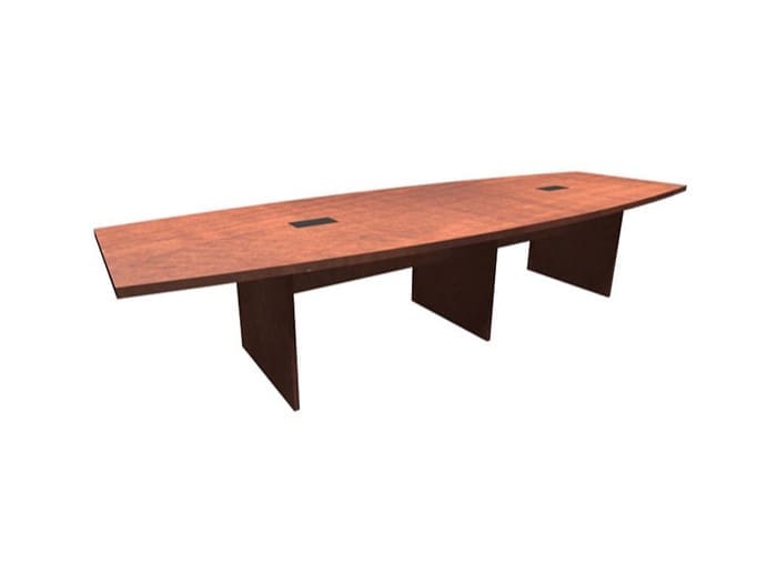 12′ Boat Shaped Conference Table Image