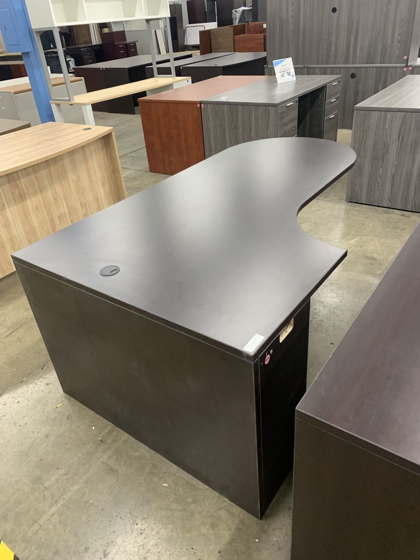 Pre_Owned 71″ Left Porkchop Credenza Shell Image