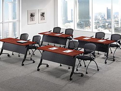 OfficeSource Flip Flop Nesting Training Table Image