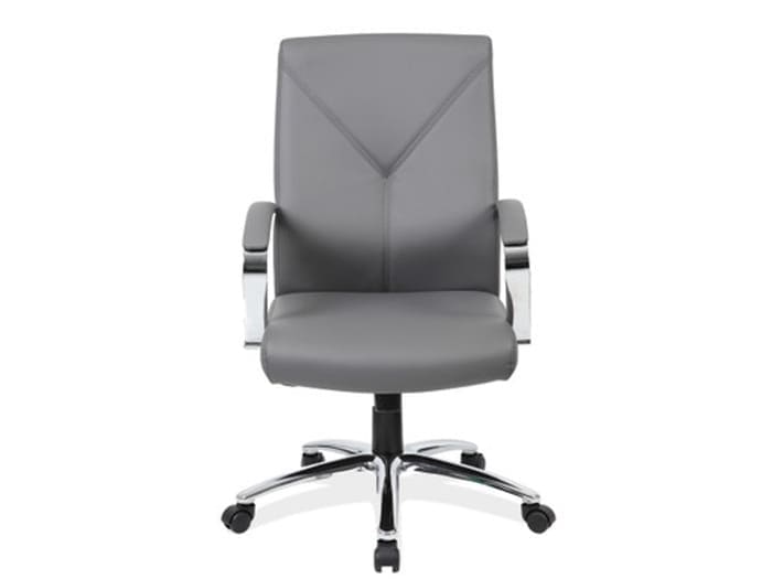 Black Executive High Back Chair w/Chrome Frame Image