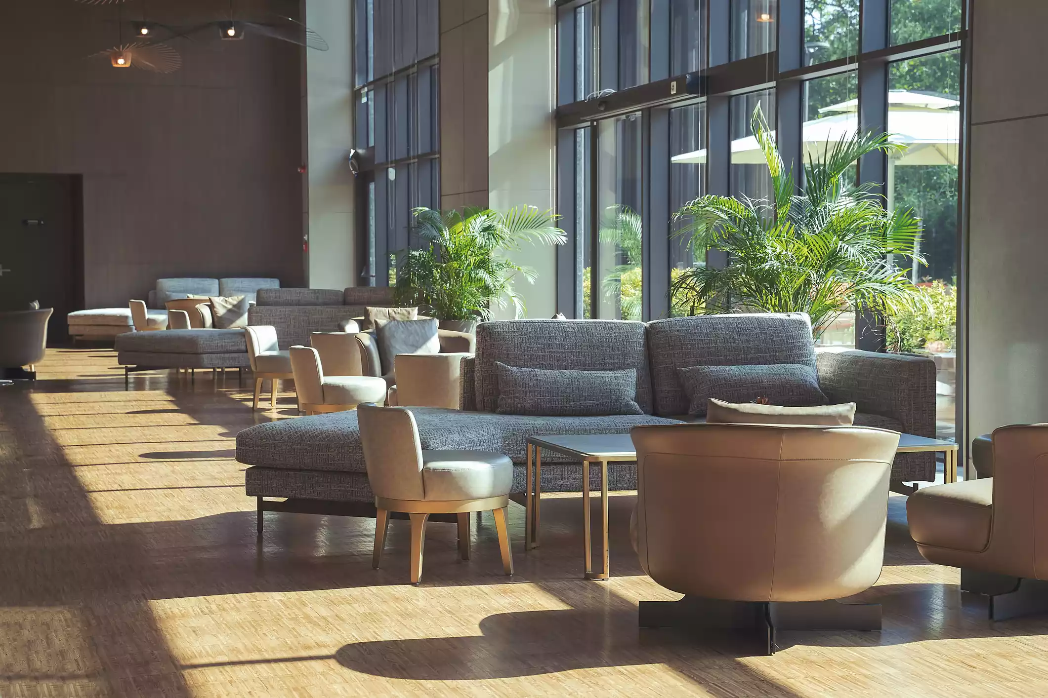 The ultimate waiting room designed by capital choice furniture in Ohio