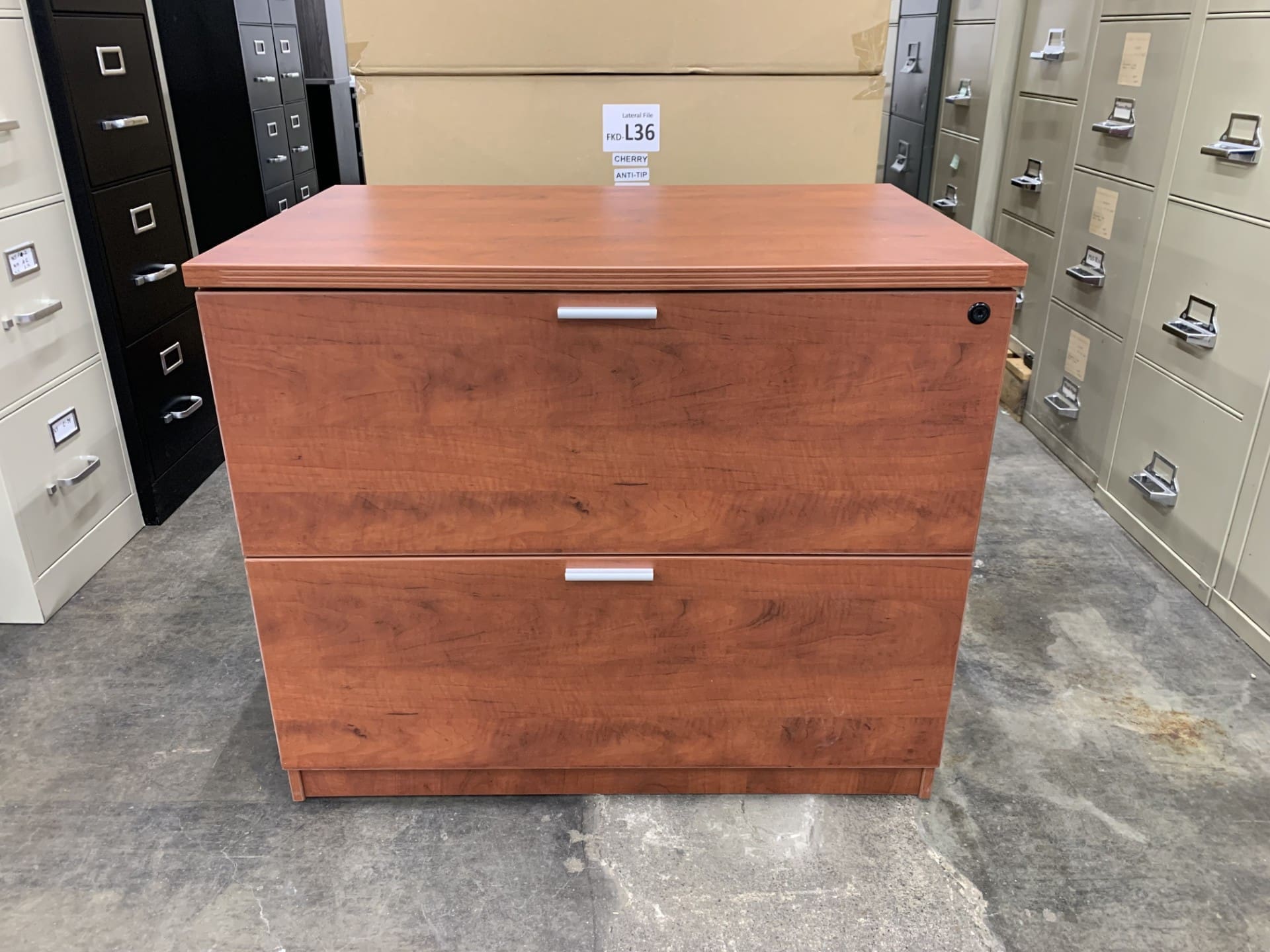 36″ 2 Drawer Lateral File – Cherry Image